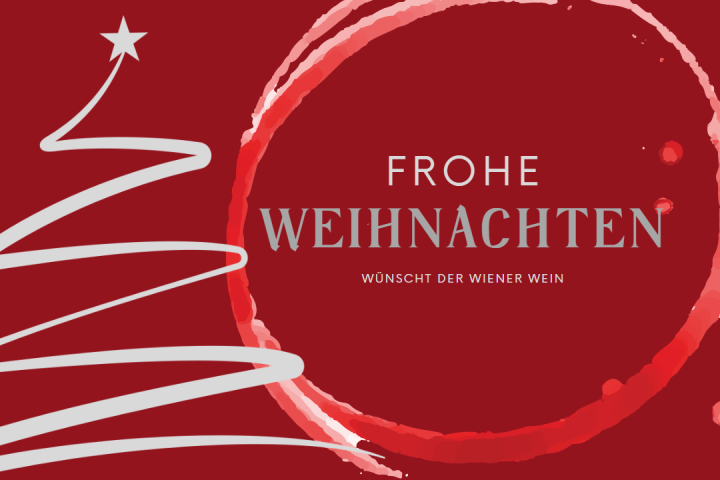 Frohe Weihnachten wünscht der Wiener Wein